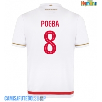 Camisa de time de futebol AS Monaco Paul Pogba #8 Replicas 1º Equipamento 2025-26 Manga Curta